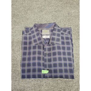 Mens XXL Long Sleeve Button Down Shirt Thomas‎ Dean Professionally Dry Cleaned